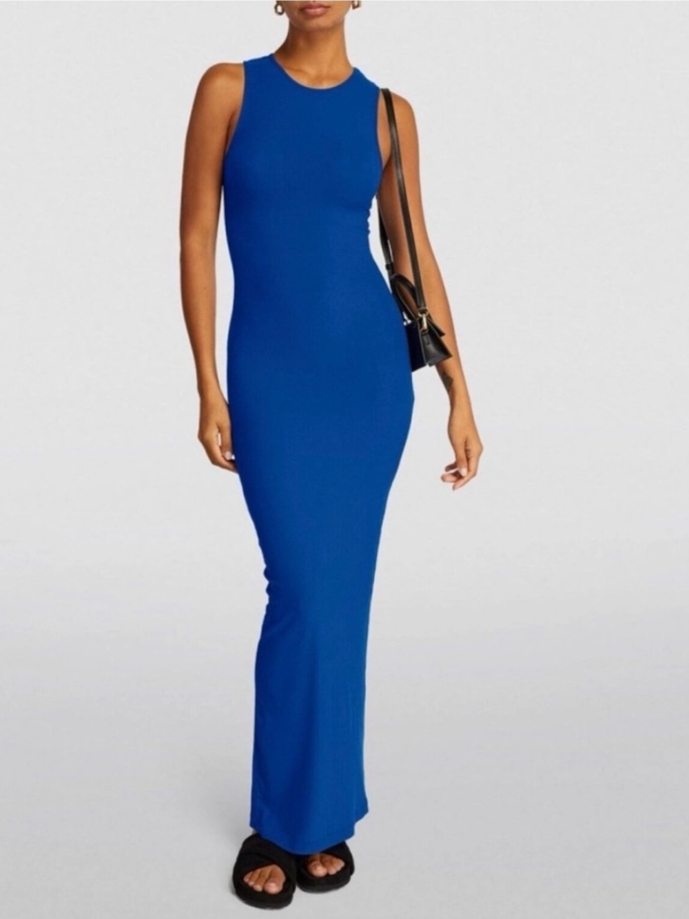 SKIMS Royal Blue Sleeveless Maxi Dress